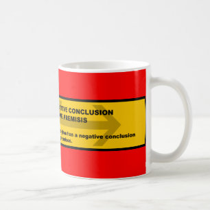 Caneca De Café Logical Fallacy: Conclusões Negativas Do Affir ...