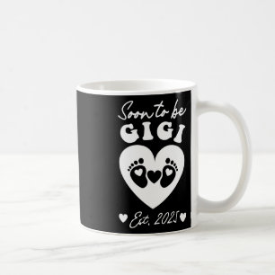 Caneca De Café Logo Ser Dia de as mães Gigi 2025 Da Primeira Vez 