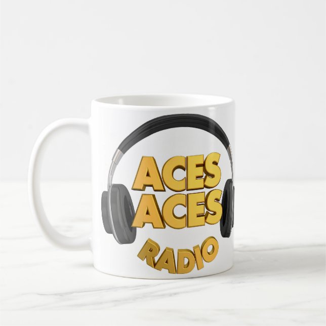 Caneca De Café logotipo Aces Mug (Esquerda)