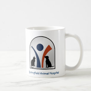 Caneca De Café Logotipo animal veterinário feito sob encomenda