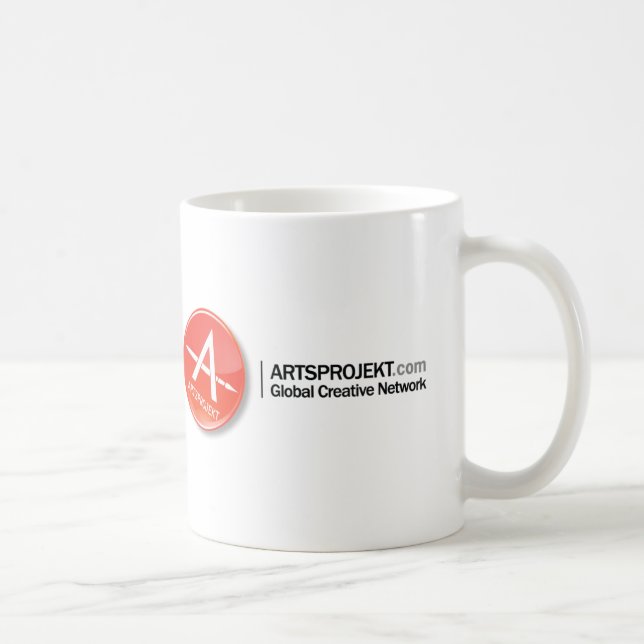 Caneca De Café Logotipo AP-GlobalCreativeNetwork (Direita)