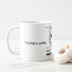 Caneca De Café logotipo "Black Holes" anime grydscaen