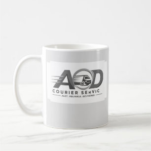 Caneca De Café Logotipo da Empresa Cinza