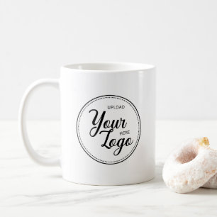 Caneca De Café Logotipo da Empresa Minimalista
