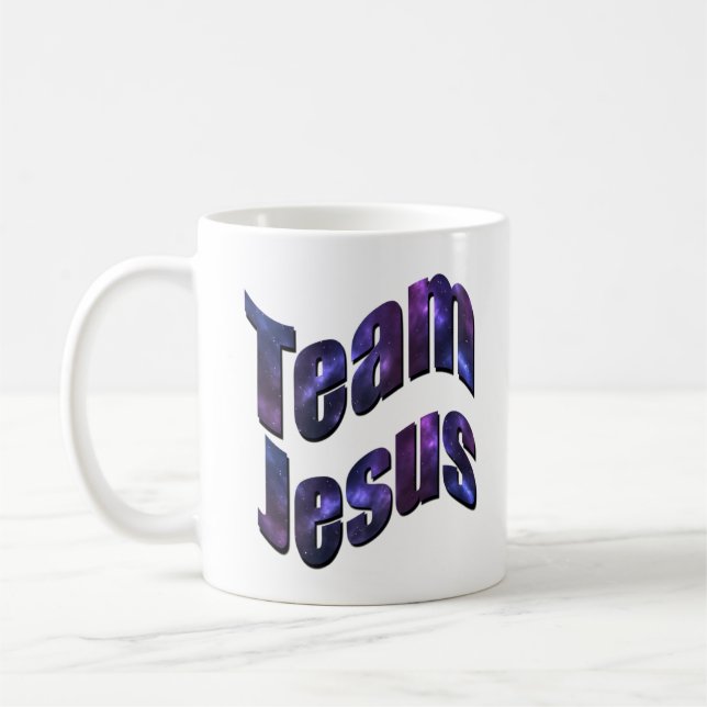 Caneca De Café Logotipo da Equipe Jesus, (Esquerda)