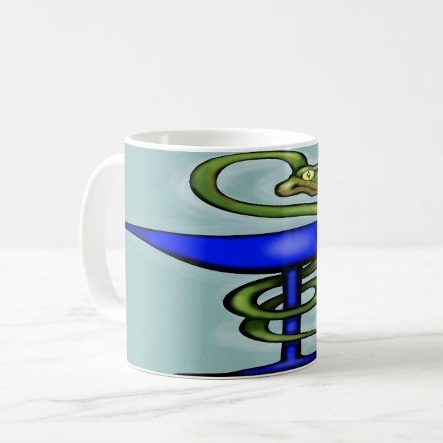 Caneca De Café Logotipo da Fun Pharmacy (Frente Esquerda)