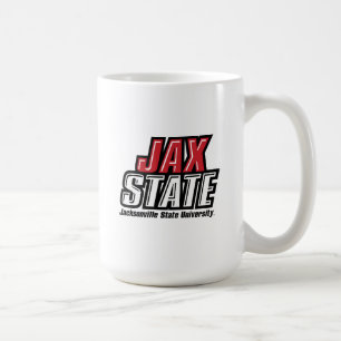 Caneca De Café Logotipo da Jacksonville State University JAX STAT
