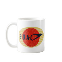 Logotipo da linha aérea do vintage BOAC