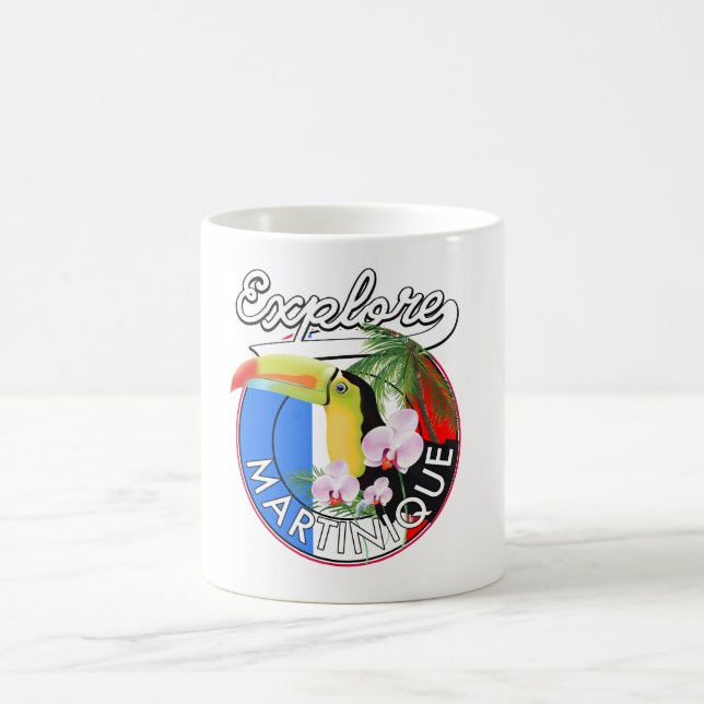 Caneca De Café logotipo da Martinique Travel (Centro)