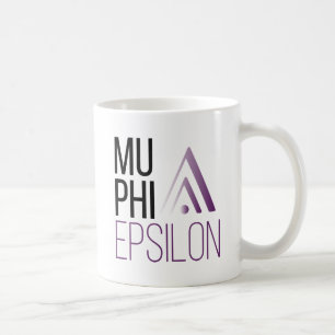 Caneca De Café Logotipo da Mu Phi Epsilon
