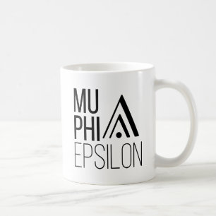 Caneca De Café Logotipo da Mu Phi Epsilon