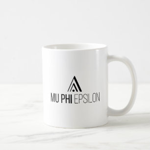 Caneca De Café Logotipo da Mu Phi Epsilon