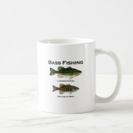 Caneca De Café Logotipo da pesca da perda (largemouth -
