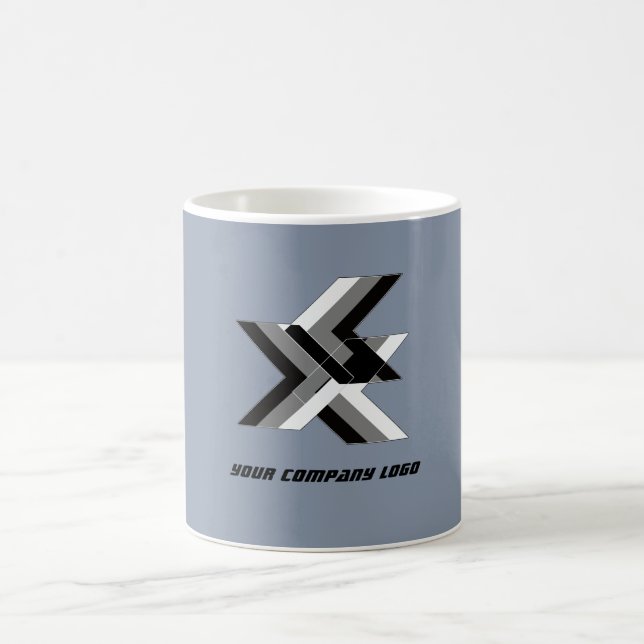 Caneca De Café LOGOTIPO DA SUA EMPRESA, personalizado, adicione s (Centro)