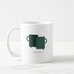 Caneca De Café Logotipo da TaçaTalk - Eleve seu Sip, Compre agora
