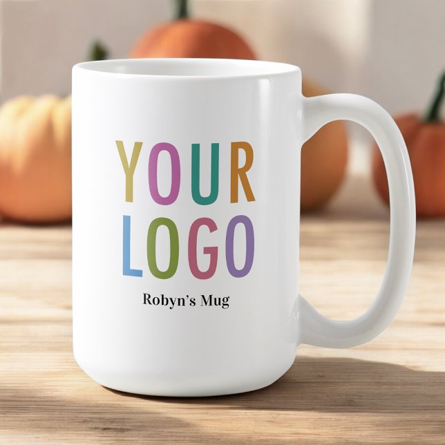 Caneca De Café Logotipo de 15 oz Mug de café para Promocional par (MISOOK White 15 oz Mug with Logo and Name)