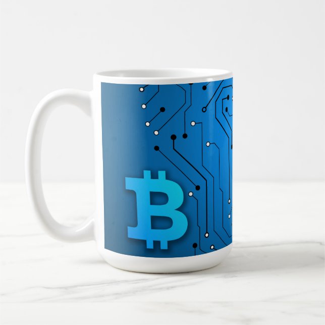 Caneca De Café Logotipo de Bitmoeda (Esquerda)