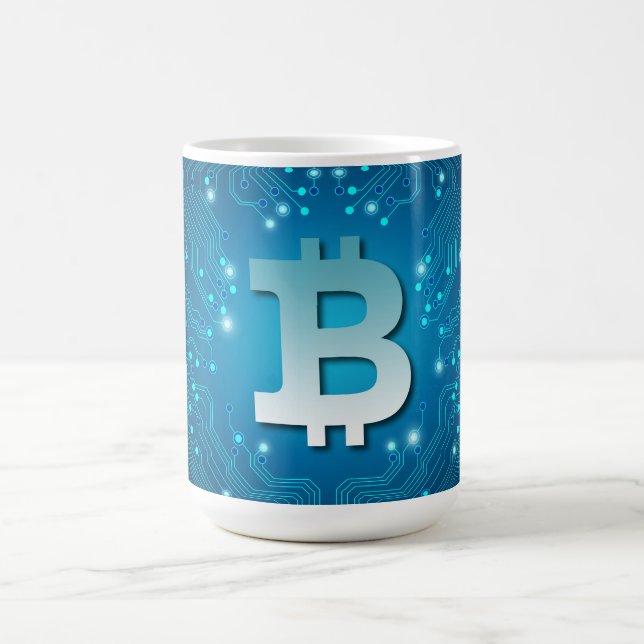 Caneca De Café Logotipo de Bitmoeda (Centro)