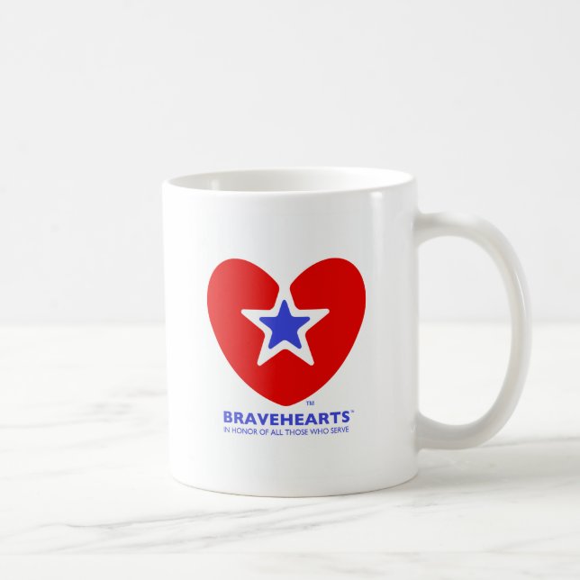 Caneca De Café Logotipo de Bravehearts (Direita)