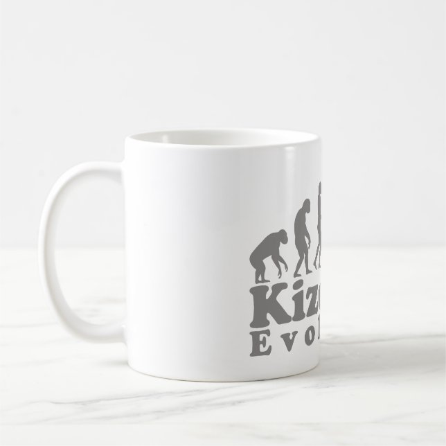 Caneca De Café Logotipo de Cinza Evolutiva Kizomba (Esquerda)