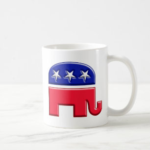 Caneca De Café Logotipo de elefante GOP
