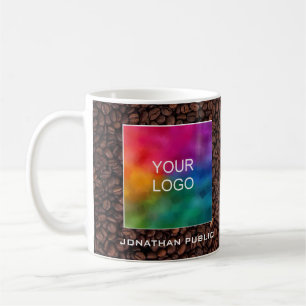 Caneca De Café Logotipo de empresa personalizado Aqui Adicionar t