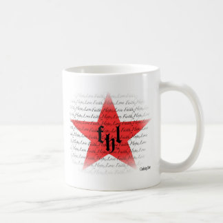 Caneca De Café Logotipo de FHL (fé, esperança & amor) All Star
