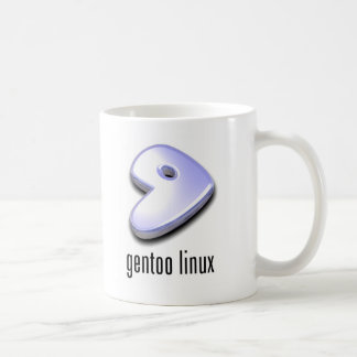 Caneca De Café logotipo de Linux do gentoo