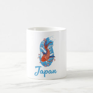 Caneca De Café Logótipo de pesca do Japão