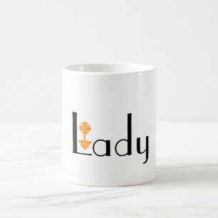 Caneca De Café Logotipo de Senhora