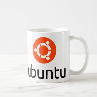 Caneca De Café Logotipo de Ubuntu Linux