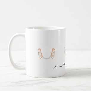 Caneca De Café Logotipo Dentista