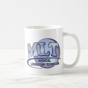 CANECA DE CAFÉ LOGOTIPO DIVERTIDO MLT - TÉCNICO DE LABORATÓRIO