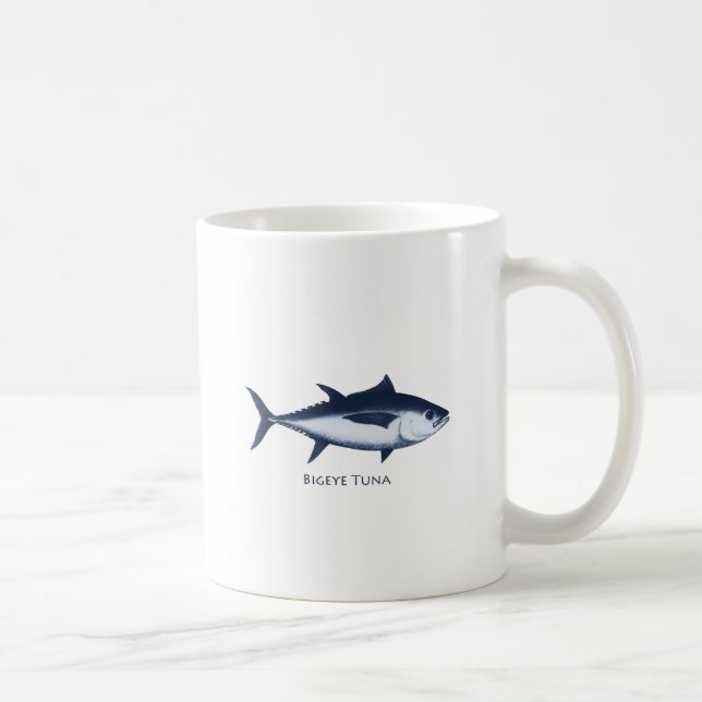 Caneca De Café Logotipo do atum de Bigeye (Direita)