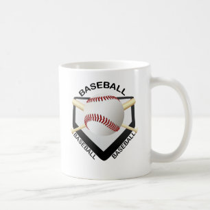 CANECA DE CAFÉ LOGOTIPO DO BASEBOL