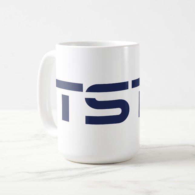Caneca De Café Logotipo do Bloco TSTC (Frente Esquerda)