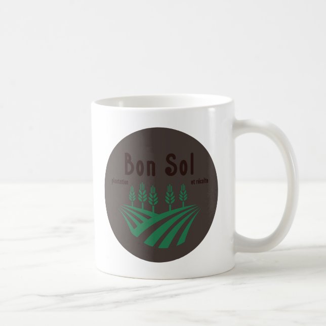 Caneca De Café Logotipo do Bon Sol (Direita)