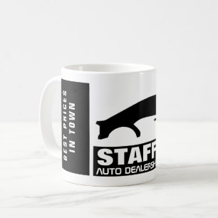 Caneca De Café Logotipo do carro, anúncio de alerta automático