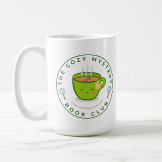 Caneca De Café Logotipo do clube do livro misterioso Cozy & Masco