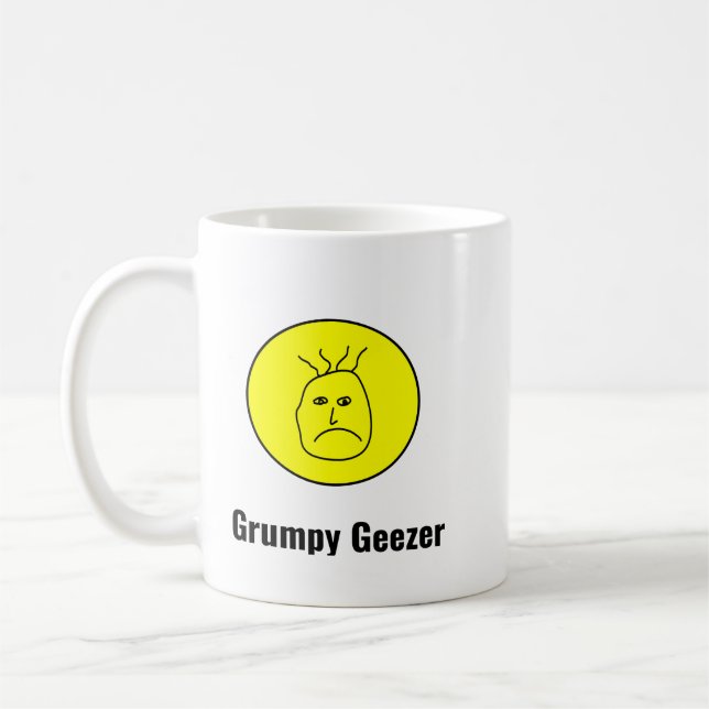 Caneca De Café Logotipo do Grumpy Geezer (Esquerda)