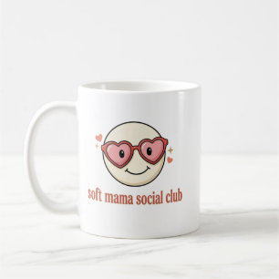 Caneca De Café Logotipo do Soft Mama Social Club