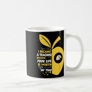 Caneca De Café Logotipo do South Pike Eagles Eu Me Tornei Um Prof