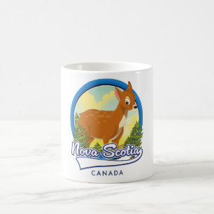 Caneca De Café Logotipo do viagem da Nova Escócia Canadá