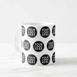 Caneca De Café Logotipo Empresarial Personalizado
