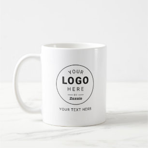 Caneca De Café Logotipo Empresarial Personalizado