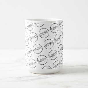 Caneca De Café Logotipo Empresarial Personalizado Café Moderno Ma