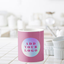 Logotipo empresarial rosa