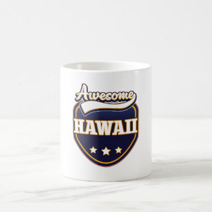 Caneca De Café Logotipo esportivo incrível do Havaí
