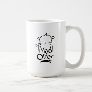 Caneca De Café Logotipo louco da lontra