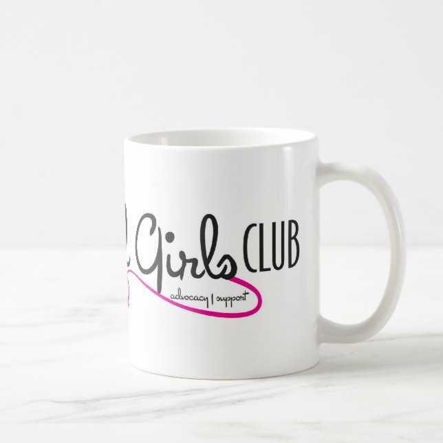Caneca De Café Logotipo mau Schtuff do clube das meninas de (Direita)